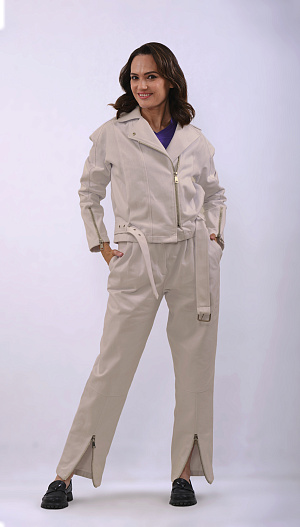 Костюм с косухой и брюками