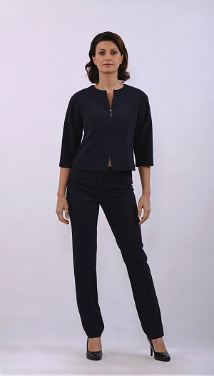 Костюм брючный темно-синий арт. 98602