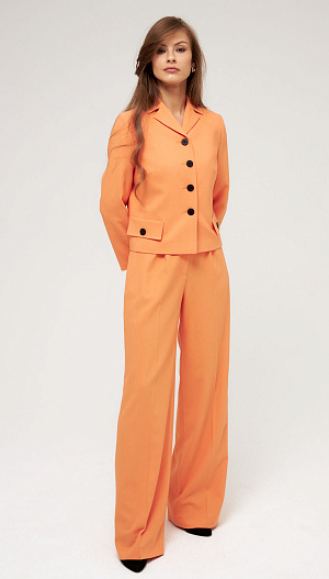 Костюм брючный оранжевый